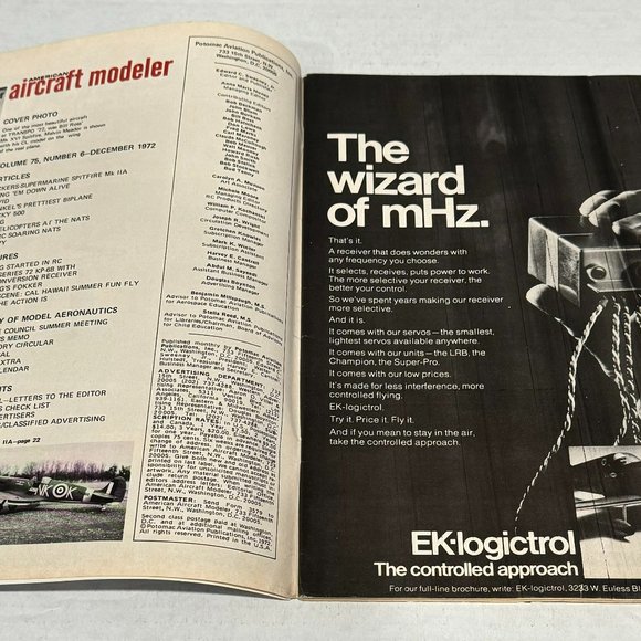 American Aircraft Modeler Magazine - December 1972 - Picture 3 of 4